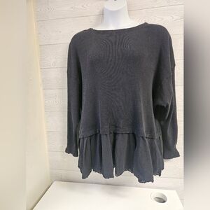 Free People Tunic Women's Dark Grey Size L
